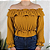 Blusa mostarda ciganinha P/M - Imagem 1