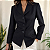 Blazer preto acinturado P - Imagem 1