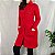Sobretudo vermelho lã vintage P/M - Imagem 4