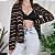 Cardigan vintage marrom chevron M - Imagem 2