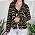 Cardigan vintage marrom chevron M - Imagem 1