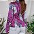 Blazer roxo cetim floral M/G - Imagem 4