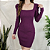Vestido Farm roxo malha P - Imagem 1