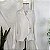 Blusa vintage crepe off white M romântica - Imagem 2