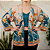 Kimono floral viscose M/G - Imagem 1