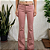 Calça flare rosa Carmim 36 - Imagem 1