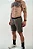 Short Curto com Lycra 2 em 1 Grafite - Imagem 3