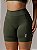 Short Pace Barrado Verde Militar - Imagem 1