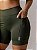 Short Pace Barrado Verde Militar - Imagem 3