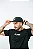 Boné 5 Panel Aba Flexível Preto - Imagem 4