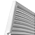 Grelha De Ventilação Quadrada Com Tela De Plástico 15x15 Cm - Imagem 5