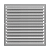 Grelha de Ventilação Em Alumínio 35x35 cm - Imagem 1