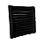 Grelha De Ventilação Quadrada Com Tela De Plástico 15x15 Cm Preta - Imagem 2