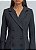 Blazer Feminino Crepe Texturizado Preto-G - Imagem 4