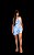 Vestido Curto Azul Acetinado Feminino/M - Imagem 7