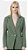 Blazer Feminino Manga Longa Verde Sofisticado/G - Imagem 3