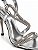 SANDALIA VANUCIA METALIZADA TIRA DUPLA SALTO FINO 9,5 CM - Imagem 3