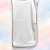 Manta Lisa com Picueta Salmão - Branco Liso - Imagem 1