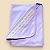 Manta Smock Losango Azul - Celeste Liso - Imagem 1