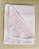 Manta Smock Losango Rosa - Branco Liso - Imagem 1