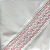 Manta Smock Losango Rosa - Branco Liso - Imagem 2