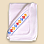 Manta Smock Baralho Colorido Menino - Branco Liso - Imagem 1