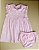 Vestido Smock Losango Rosa MC - Pontos Rosa - Imagem 1