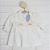 Vestido Smock Arco-Íris ML - Branco Liso - Imagem 1