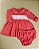 Vestido Smock Flor e Cabinho Verde ML - Coral - Imagem 1