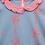 Pijama Blusa e Calça ML - Laço Rosa com Celeste - Imagem 2