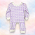 Pijama Blusa e Calça ML Menina - Nó Roxo - Imagem 1