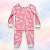 Pijama Blusa e Calça ML Menina - Borboleta Rosa - Imagem 1
