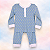 Pijama Blusa e Calça ML Menino - Cacto Azul - Imagem 1