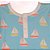 Pijama Blusa e Shorts MC - Barco Colorido Menino - Imagem 2