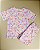 Pijama Blusa e Shorts MC - Violetas Coloridas - Imagem 1