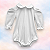Body Menina ML - Branco Liso - Imagem 1
