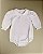 Body Menina ML - Branco Liso - Imagem 1