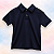 Camisa Polo MC - Azul Marinho Liso - Imagem 1