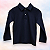 Camisa Polo ML - Azul Marinho Liso - Imagem 1