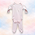 Pijama Body e Calça ML - Rosa Liso - Imagem 1