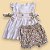 Vestido Smock Laço e flor 3 cores MC - Branco Liso - Imagem 1