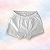 Cueca Boxer - Branco Liso - Imagem 1