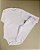 Pijama Body e Calça ML - Branco Liso - Imagem 1