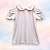 Camiseta Menina MC - Rosa Liso - Imagem 1