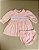 Vestido Smock Flor Salmão ML - Melão Liso - Imagem 1