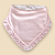 Babador Bandana - Rosa Liso - Imagem 1