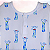 Pijama Flanelado Blusa e Calça ML - Girafa Azul - Imagem 2
