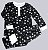 Pijama Blusa e Calça ML - Astros Fundo Preto Menino - Imagem 1