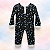 Pijama Blusa e Calça ML - Astros Fundo Preto Menino - Imagem 1