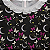 Pijama Blusa e Calça ML - Lua Fundo Preto Menina - Imagem 2